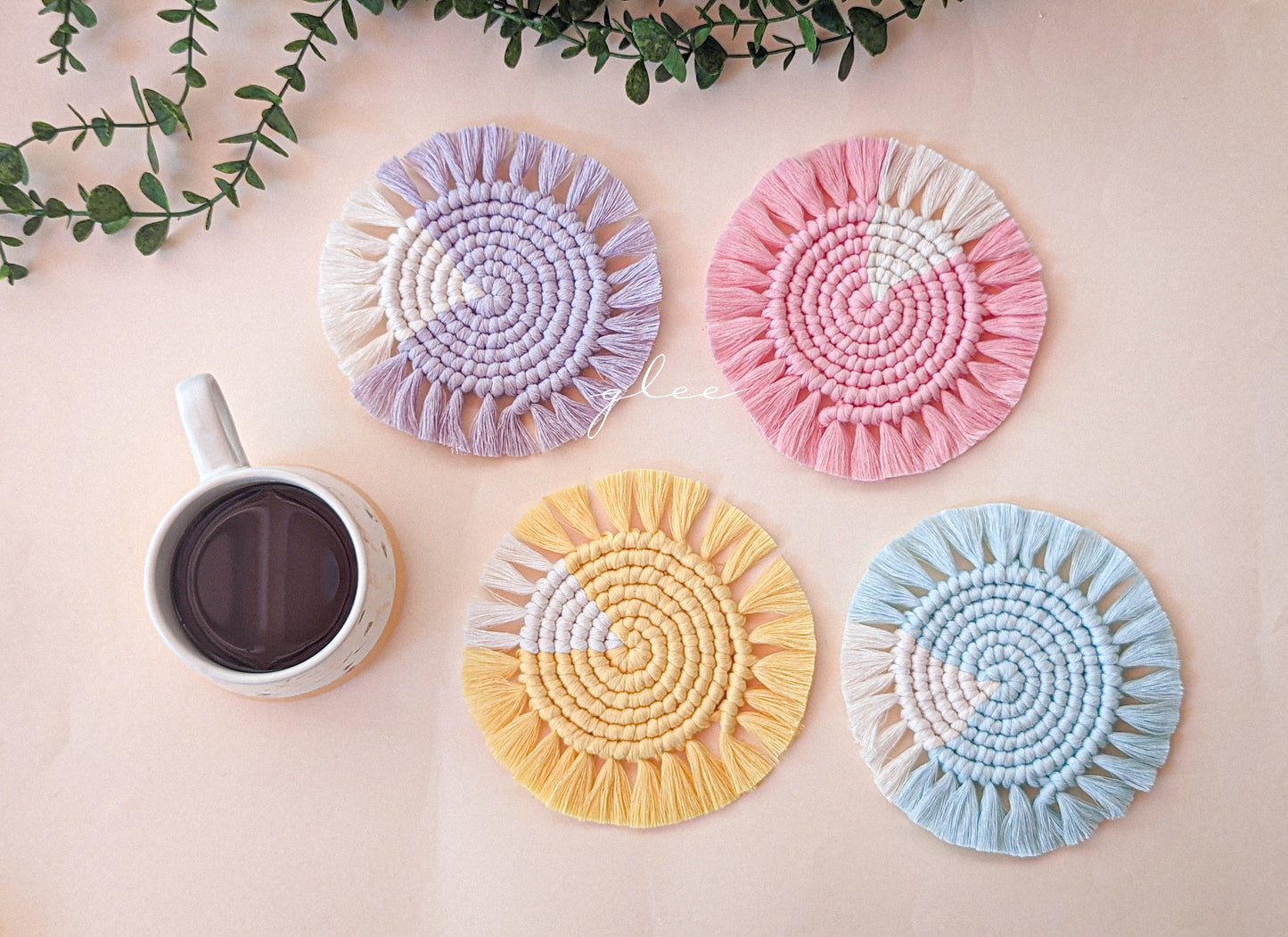 Tea-coffee mug coasters
