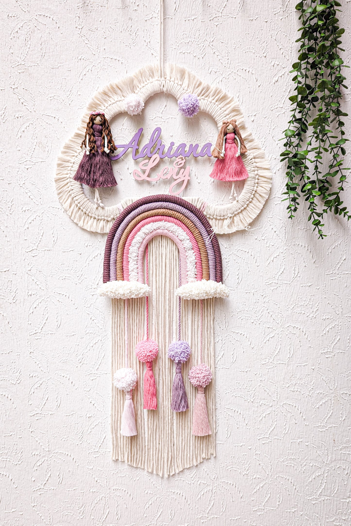 New style Sweet dolls macrame hanger